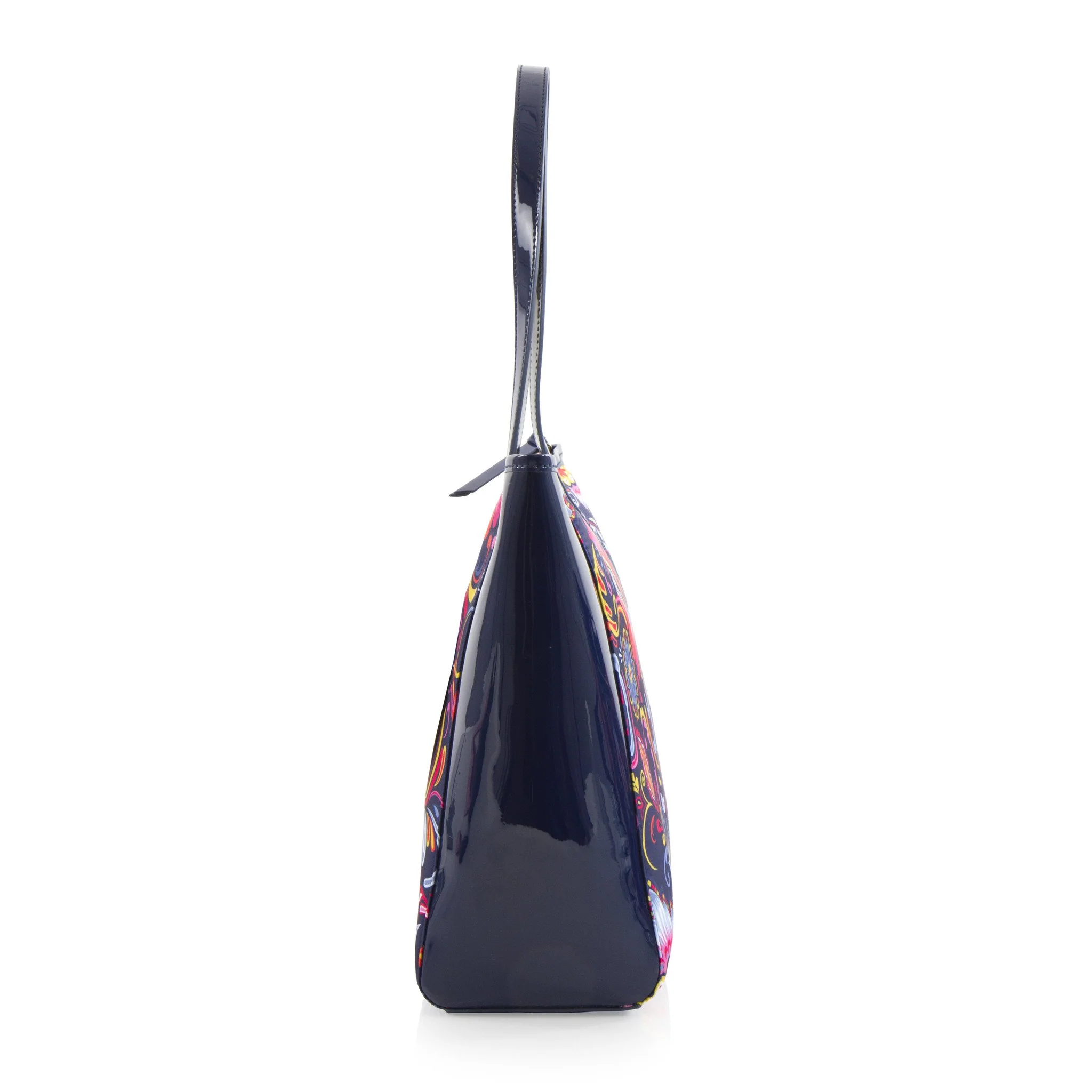 Bliss E/W Printed Tote with Bonus Pouch - Navy - Image 3