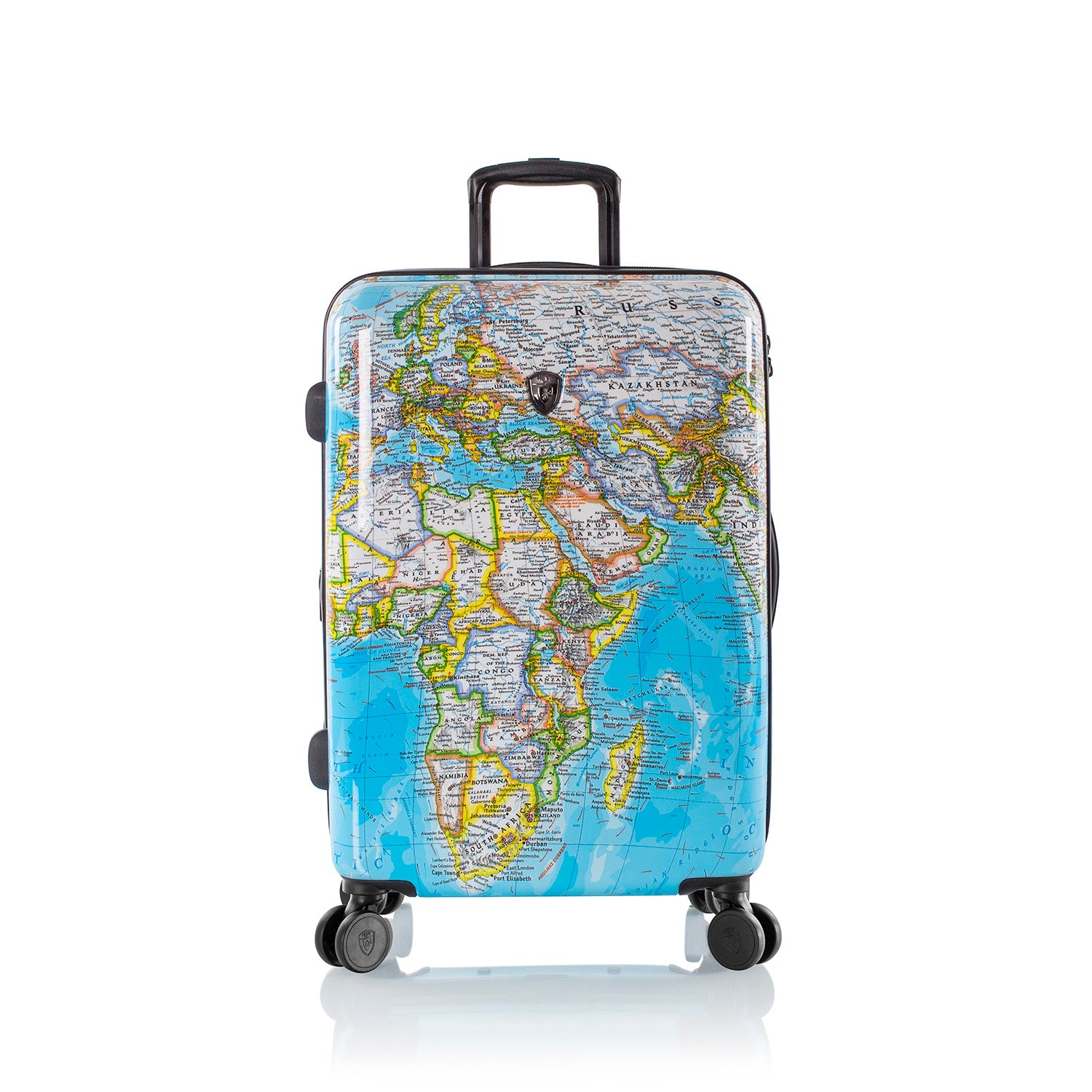 Journey 3G 26 Inch Fashion Spinner® Luggage - Blue Map - Image 3