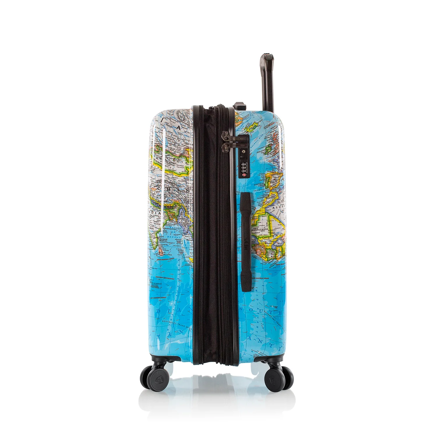 Journey 3G 26 Inch Fashion Spinner® Luggage - Blue Map - Image 7