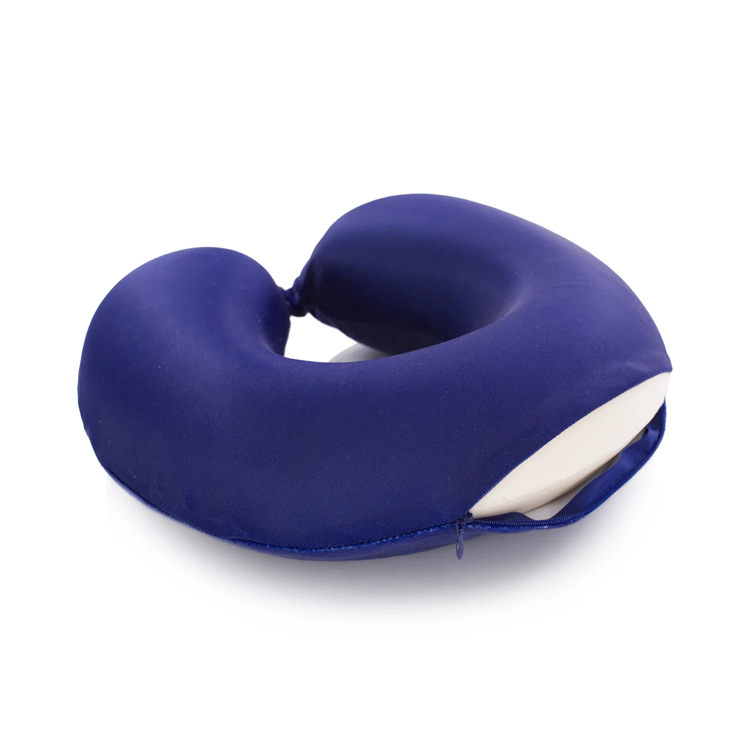 Memory Foam Travel Pillow - Blue - Image 3