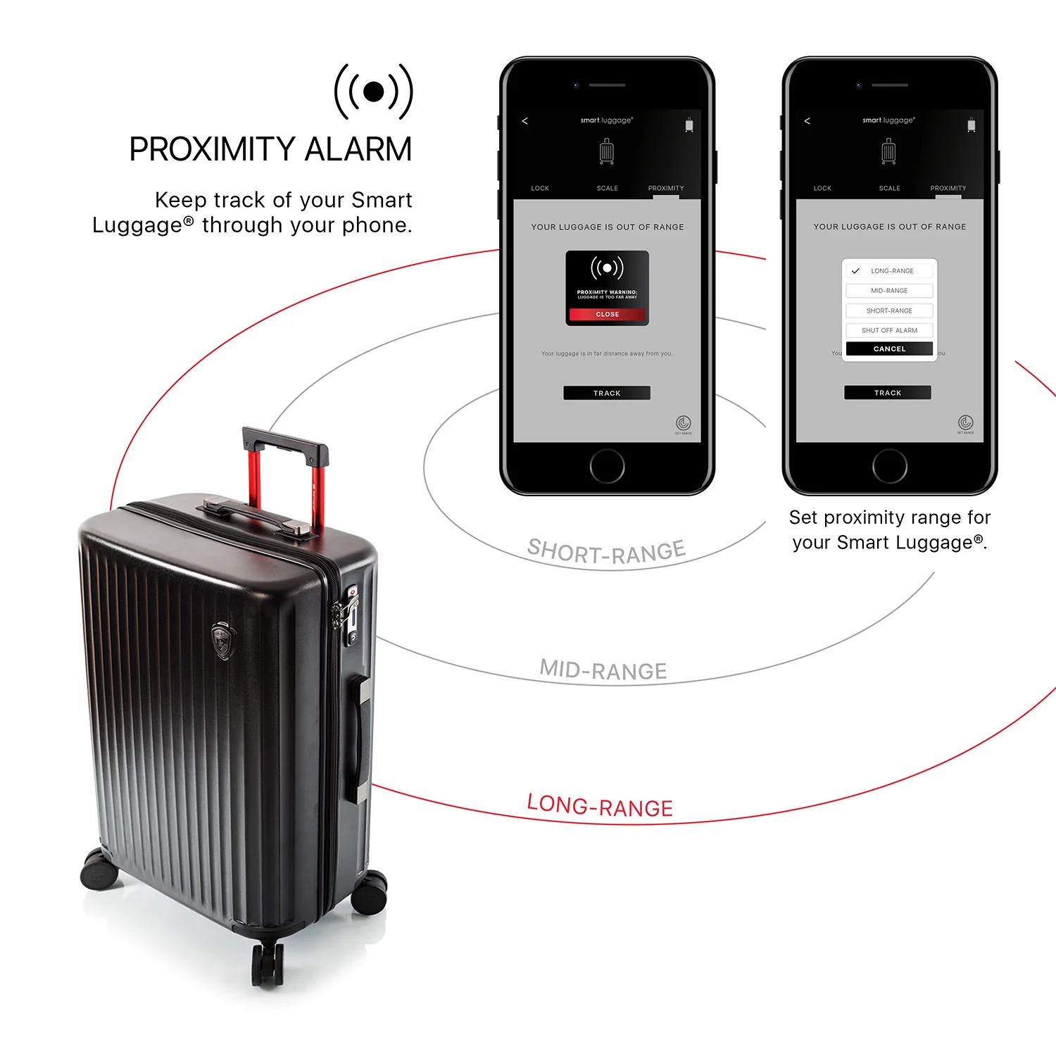 Smart Luggage® 3 Piece Luggage Set - Airline Approved - Image 42