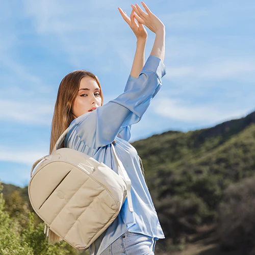 The Puffer Backpack - Lavender - Image 10