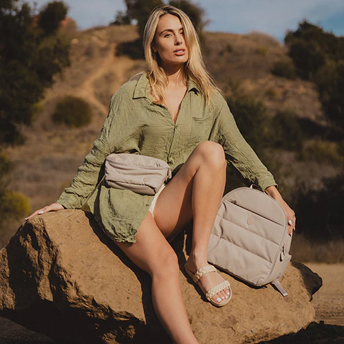 The Puffer Backpack - Lavender - Image 5