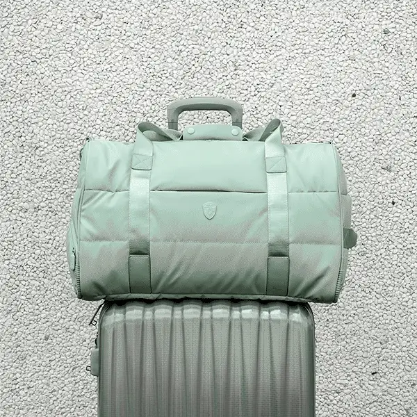 The Puffer Duffel Bag - Light Blue - Image 3