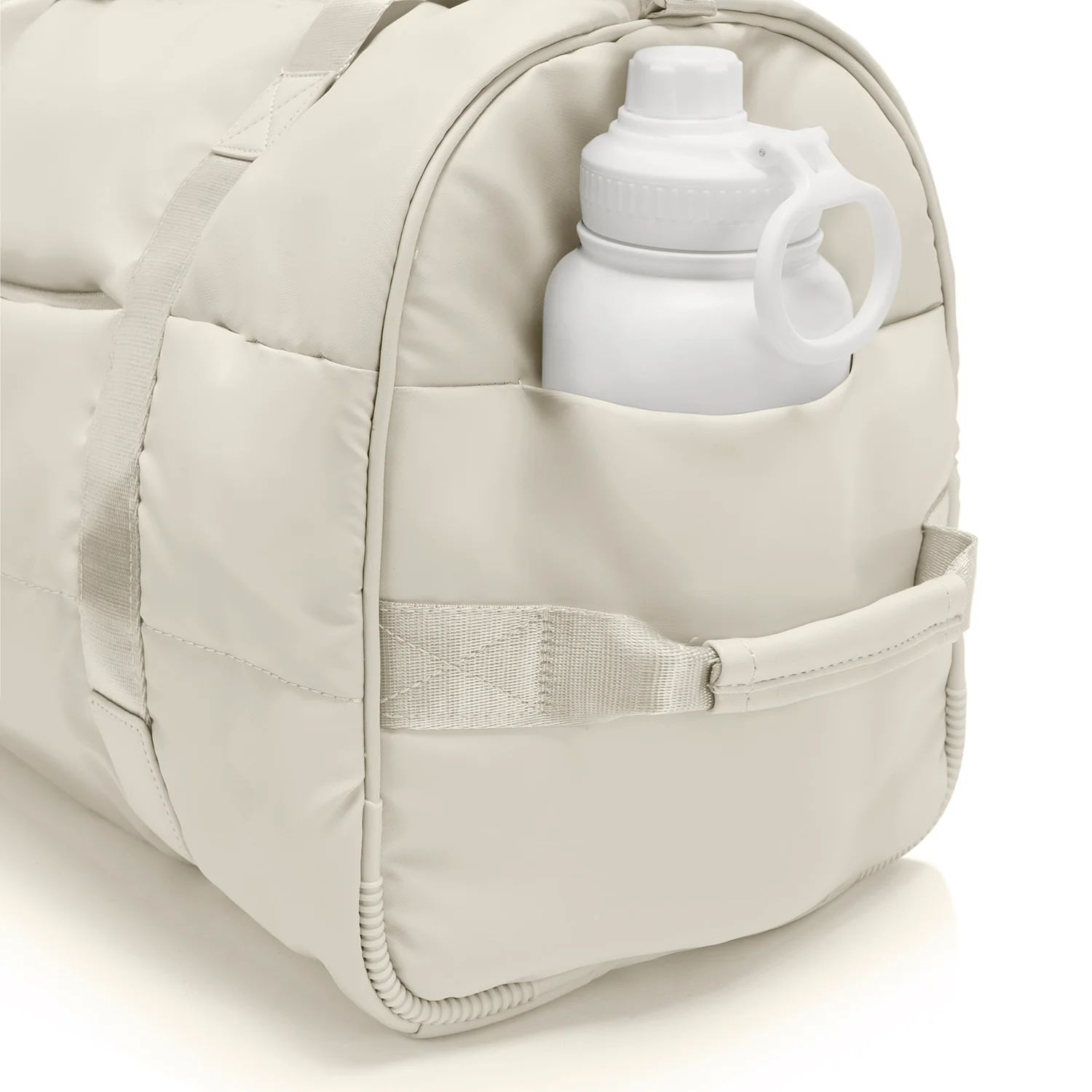 The Puffer Duffel Bag - Off White - Image 7