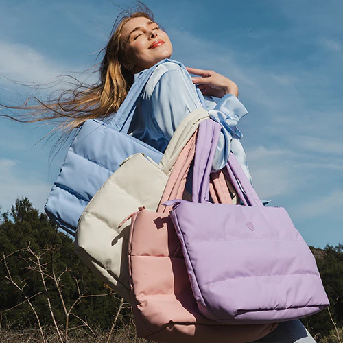 The Puffer Tote Bag - Lavender - Image 2
