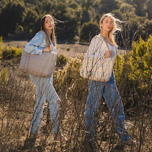 The Puffer Tote Bag - Off White - Image 2