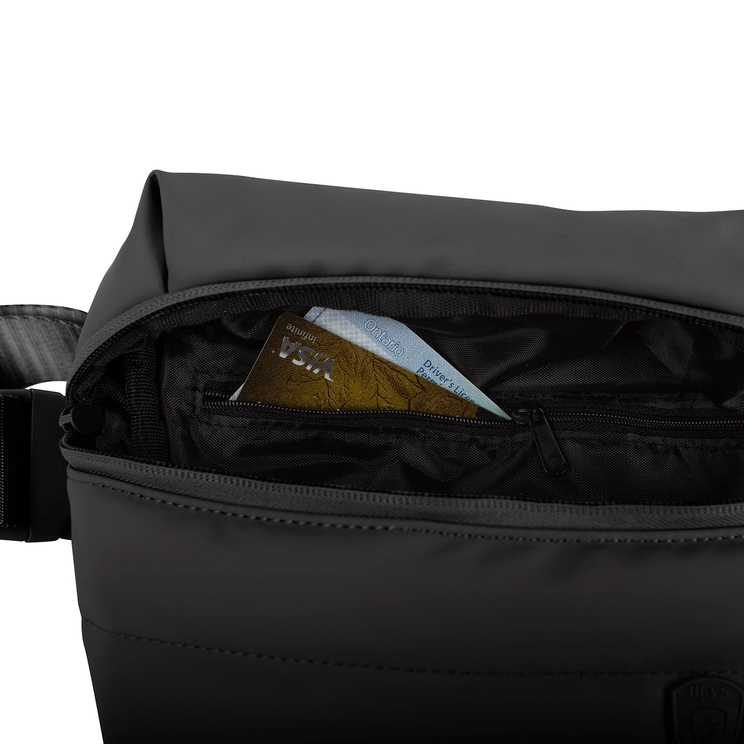 The Puffer Waist Bag - Black - Image 7